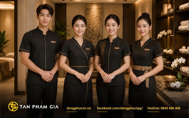 Đồng phục nhân viên spa khách sạn