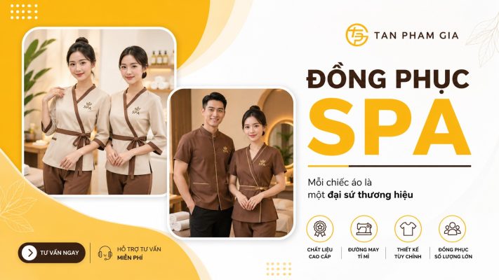 Mẫu đồng phục spa đẹp chất lượng