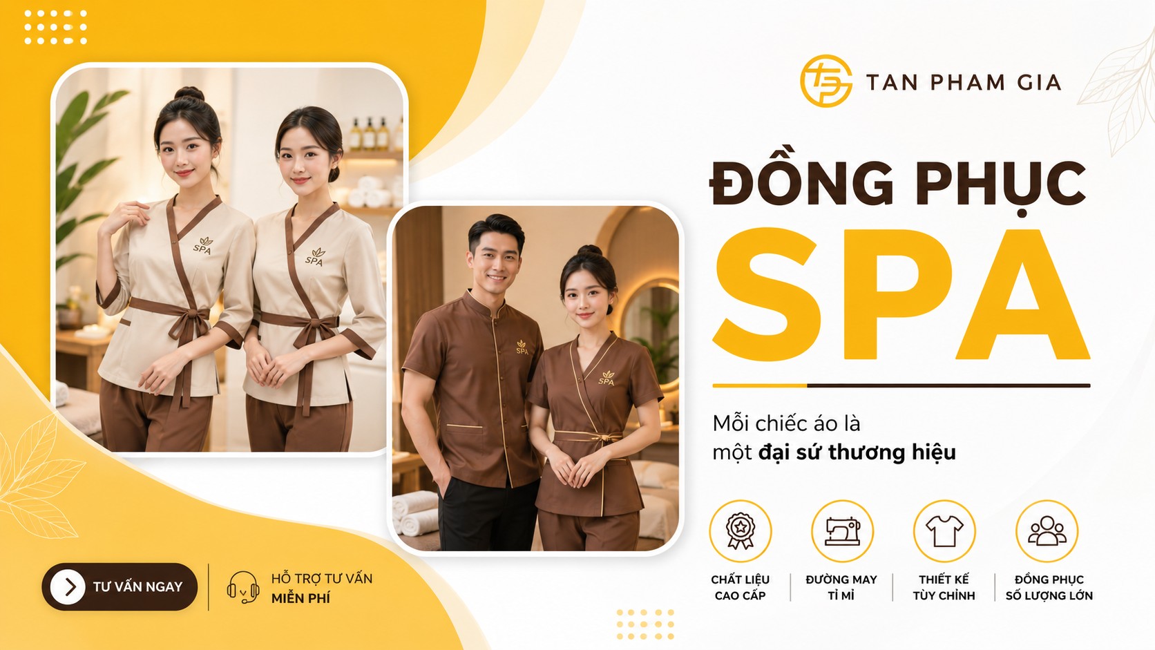 Mẫu đồng phục spa đẹp chất lượng