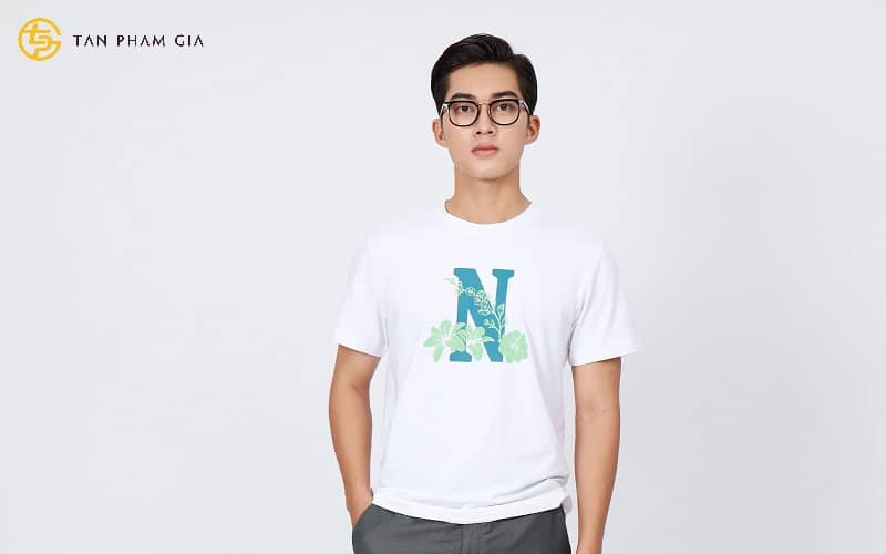 Áo phông công ty màu trắng