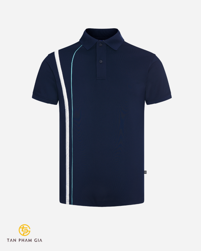 Đồng Phục Nhà hàng Màu Xanh Đen Phối Sọc Đồng Phục Nhà hàng Màu Xanh Đen Phối Sọc