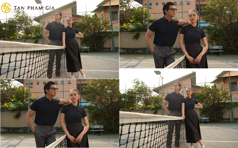 Đồng phục văn phòng màu xanh đen Đồng phục văn phòng màu xanh đen