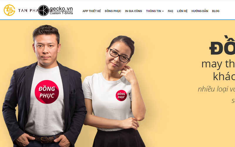 Gecko.vn trang web thuần Việt chuyên thiết kế đồng phục đơn giản Gecko.vn trang web thuần Việt chuyên thiết kế đồng phục đơn giản