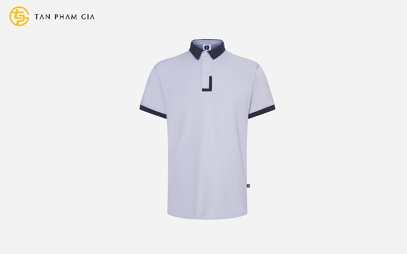 Polo bo cổ tổ ong, có chân cổ Polo bo cổ tổ ong, có chân cổ