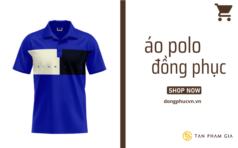 Áo Polo Đồng Phục Màu Xanh Bích
