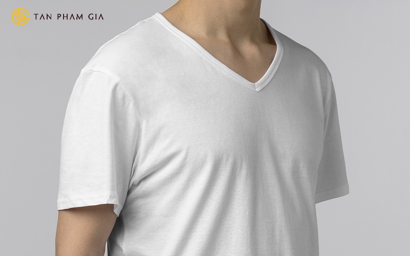 Đồng phục áo thun trơn cổ V Đồng phục áo thun trơn cổ V