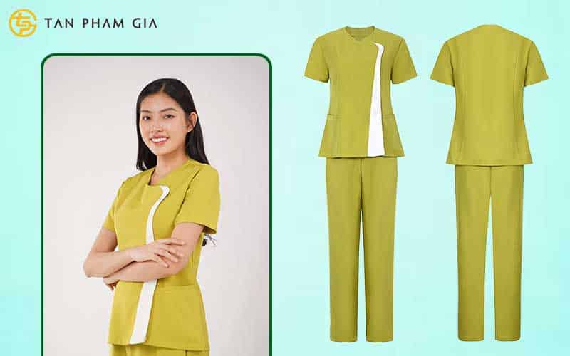 May đồng phục nhân viên spa May đồng phục nhân viên spa