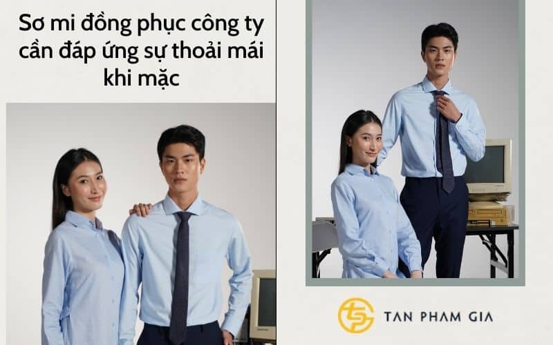 Áo sơ mi đồng phục công ty