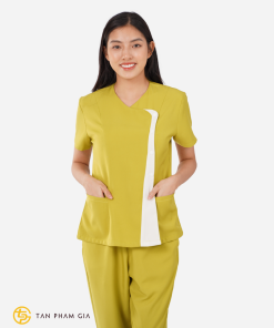Đồng phục spa màu xanh lá