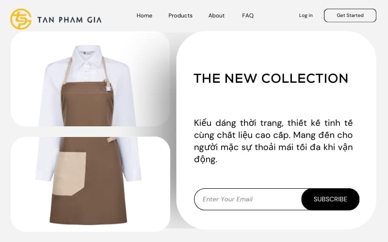 Đồng phục tạp dề quán cafe Đồng phục tạp dề quán cafe