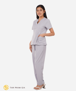 Đồng phục y tế màu xám