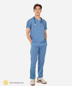 Đồng phục y tế màu xanh nước biển