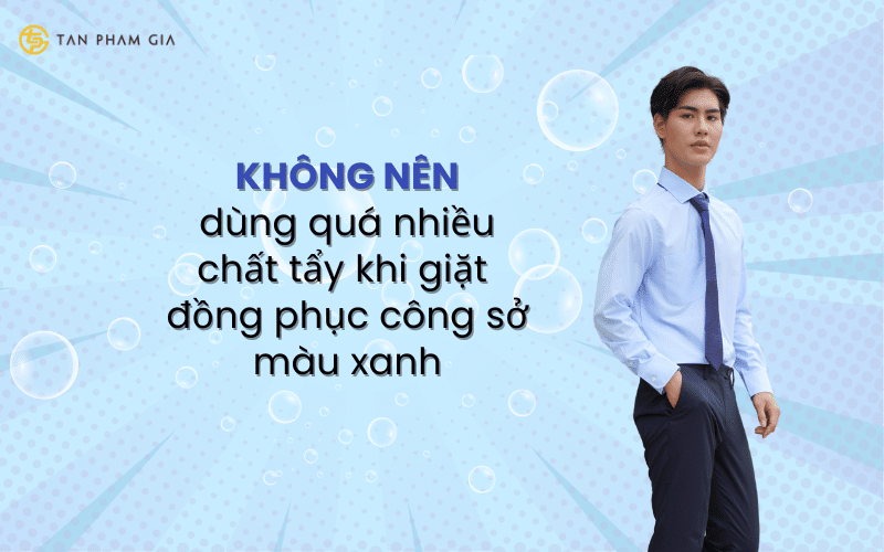 Đồng phục công sở màu xanh