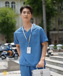 Đồng phục điều dưỡng màu xanh biển