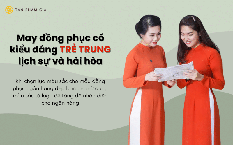 Mẫu đồng phục ngân hàng đẹp 