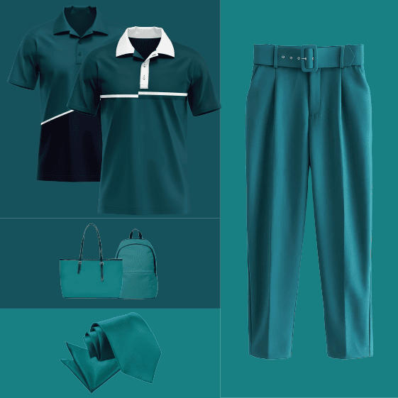 BST đồng phục màu xanh coban