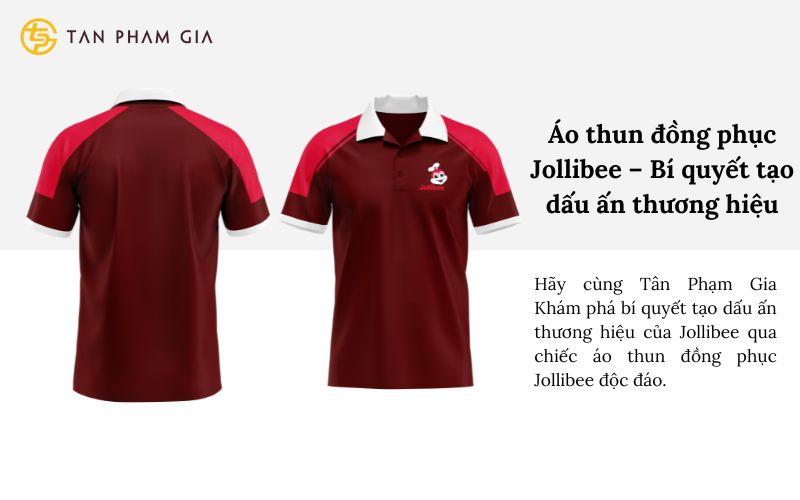 Áo thun đồng phục Jollibee Áo thun đồng phục Jollibee