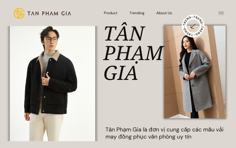 Vải dạ ấm áp