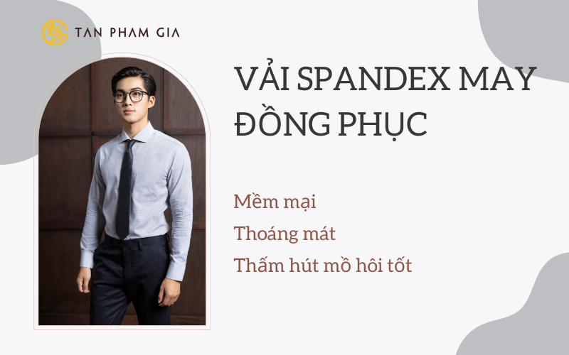 Đặc điểm của vải Spandex may đồng phục