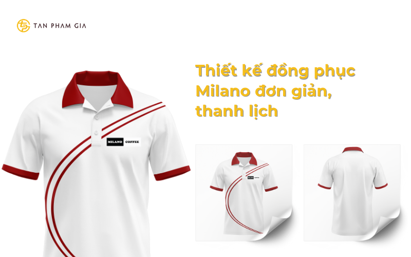 Thiết kế đồng phục Milano đơn giản, thanh lịch