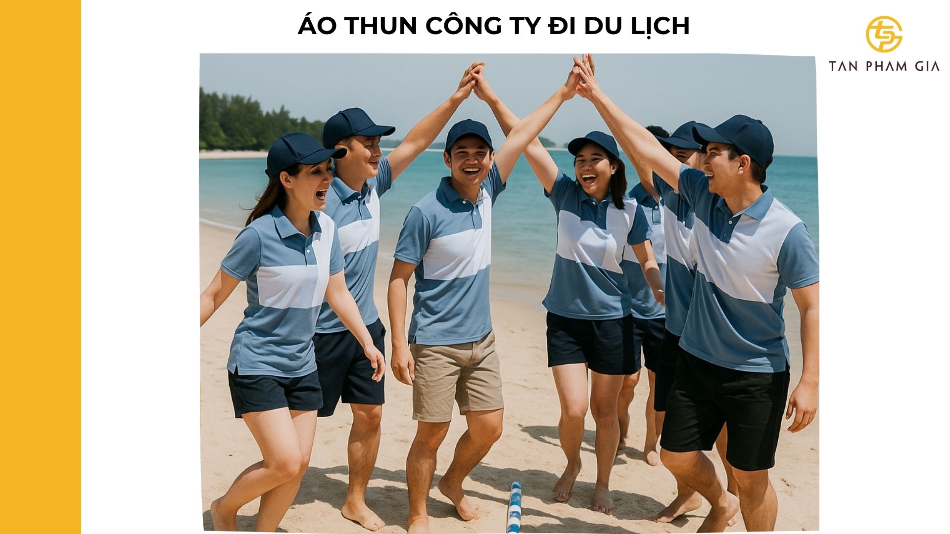 mẫu áo thun đồng phục cho Công ty tổ chức tour du lịch nội bộ
