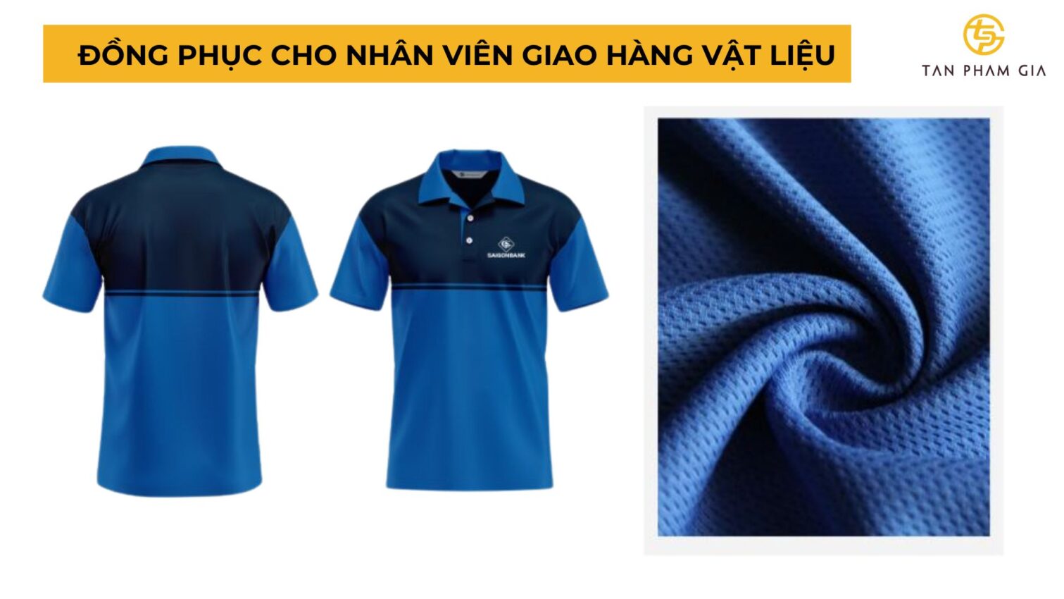 Đồng phục cho nhân viên giao hàng vật liệu