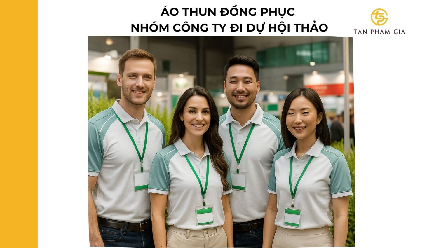 Mẫu áo thun đồng phục cho Nhóm công ty đi hội thảo