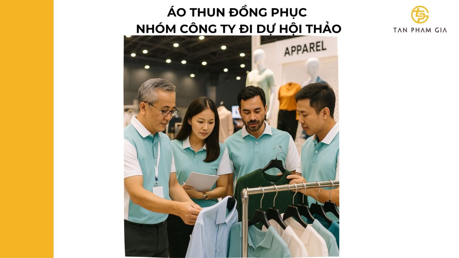 Mẫu áo thun đồng phục cho Nhóm công ty đi hội thảo