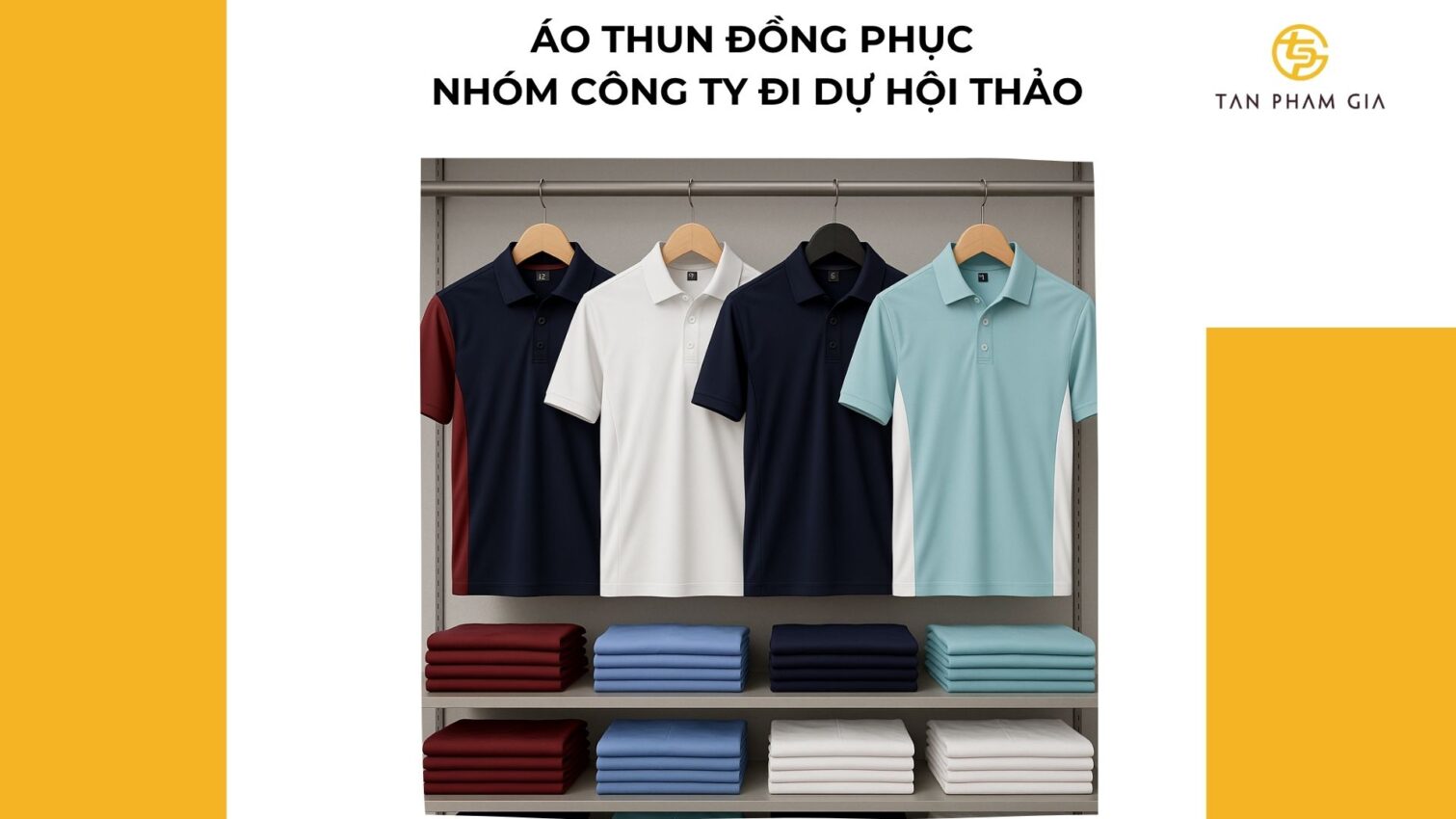 Mẫu áo thun đồng phục cho Nhóm công ty đi hội thảo