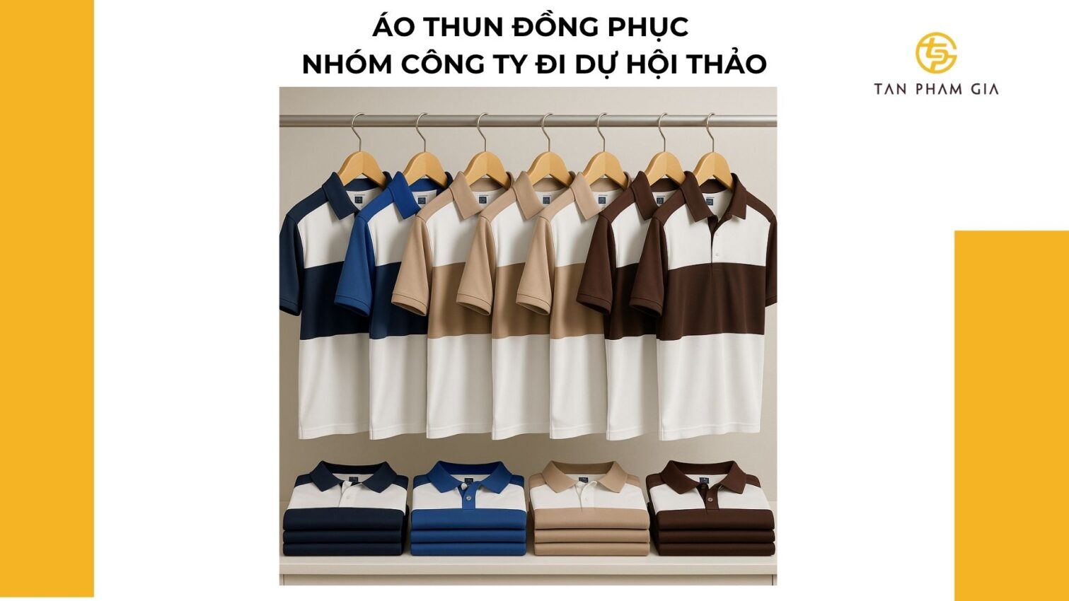 Mẫu áo thun đồng phục cho Nhóm công ty đi hội thảo
