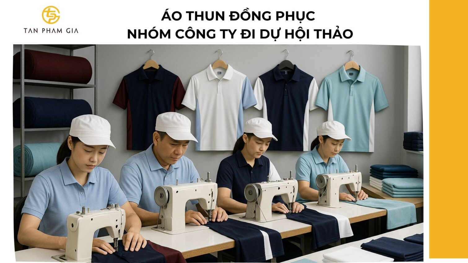 Mẫu áo thun đồng phục cho Nhóm công ty đi hội thảo
