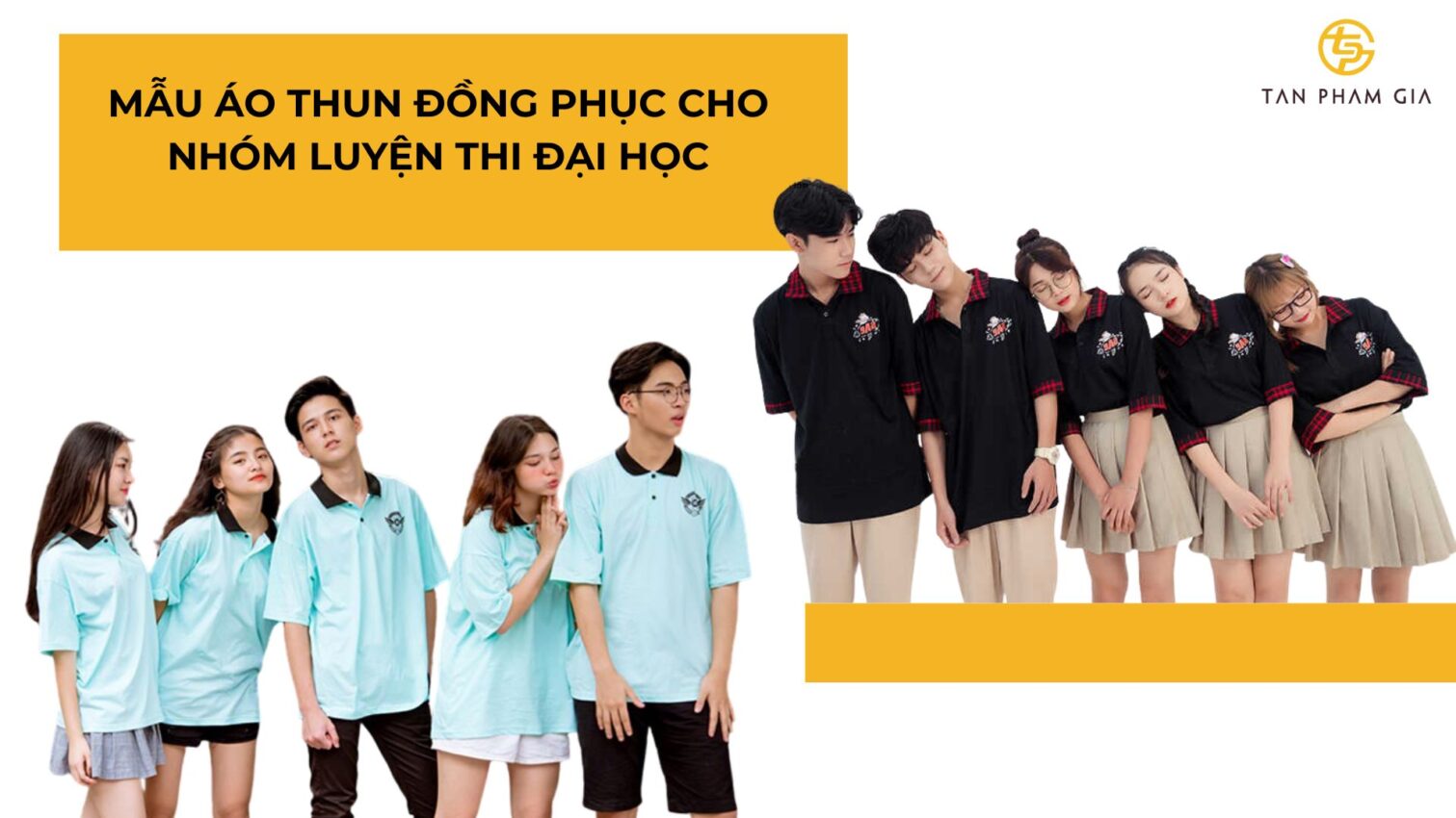 Mẫu áo thun đồng phục cho Nhóm luyện thi đại học