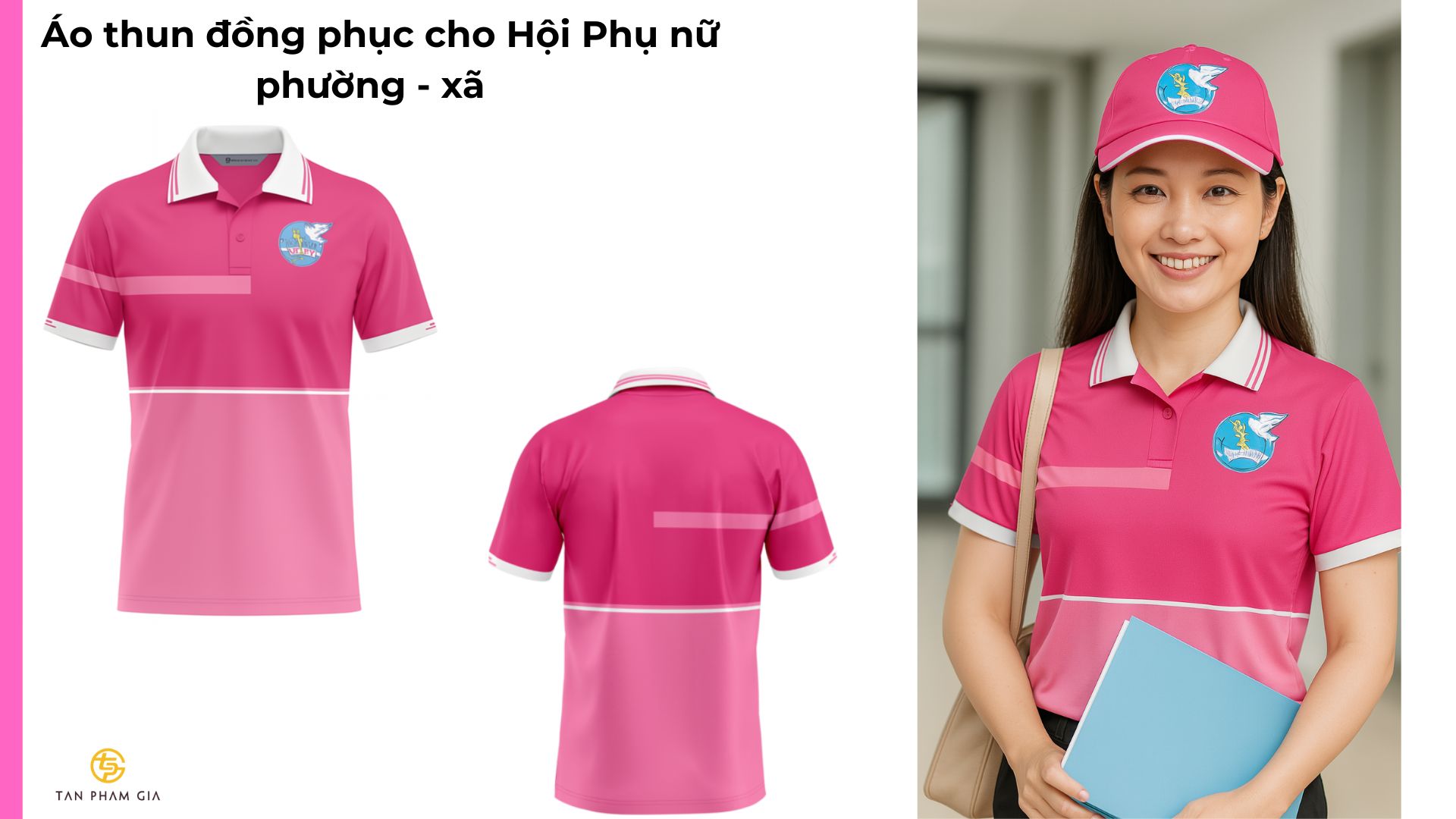 mẫu áo thun đồng phục cho Hội phụ nữ