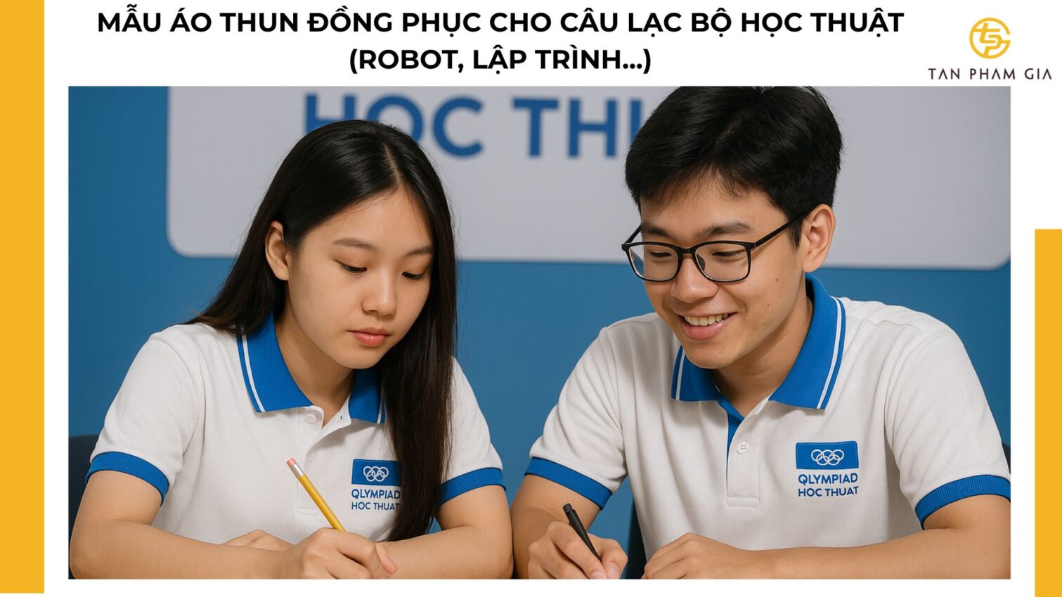 Mẫu áo thun đồng phục cho Câu lạc bộ học thuật (robot, lập trình...)