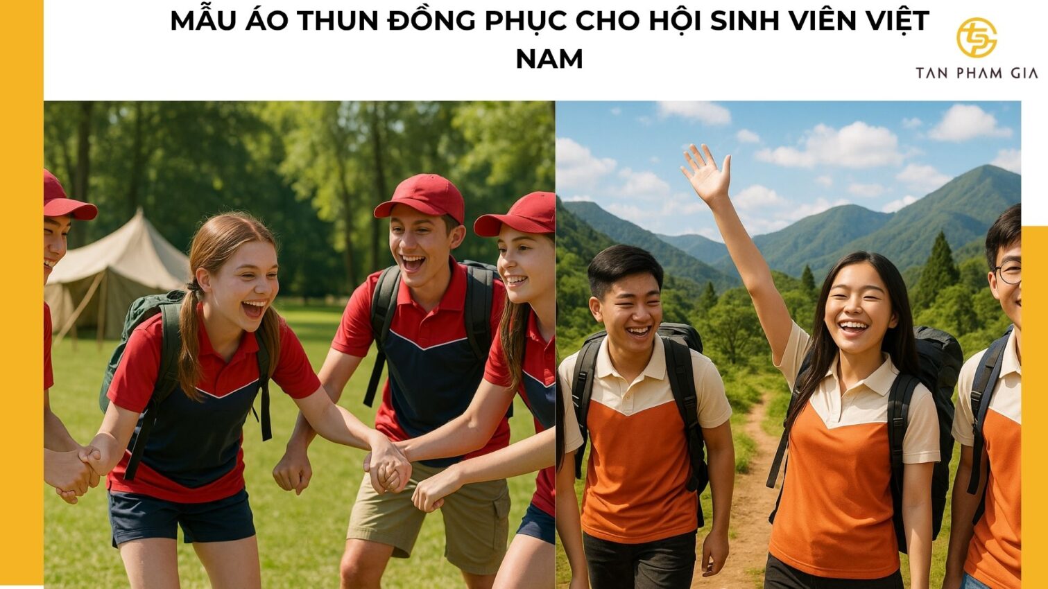 Mẫu áo thun đồng phục cho Hội sinh viên Việt Nam