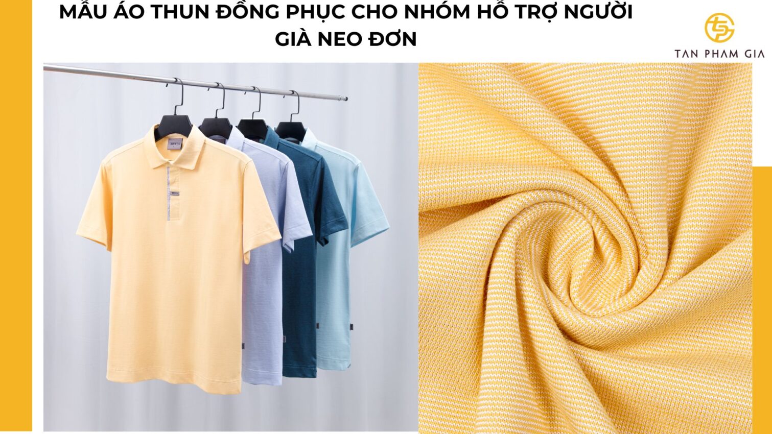 Mẫu áo thun đồng phục cho Nhóm hỗ trợ người già neo đơn