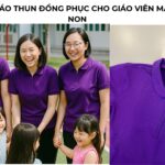 _mẫu áo thun đồng phục cho Giáo viên mầm non