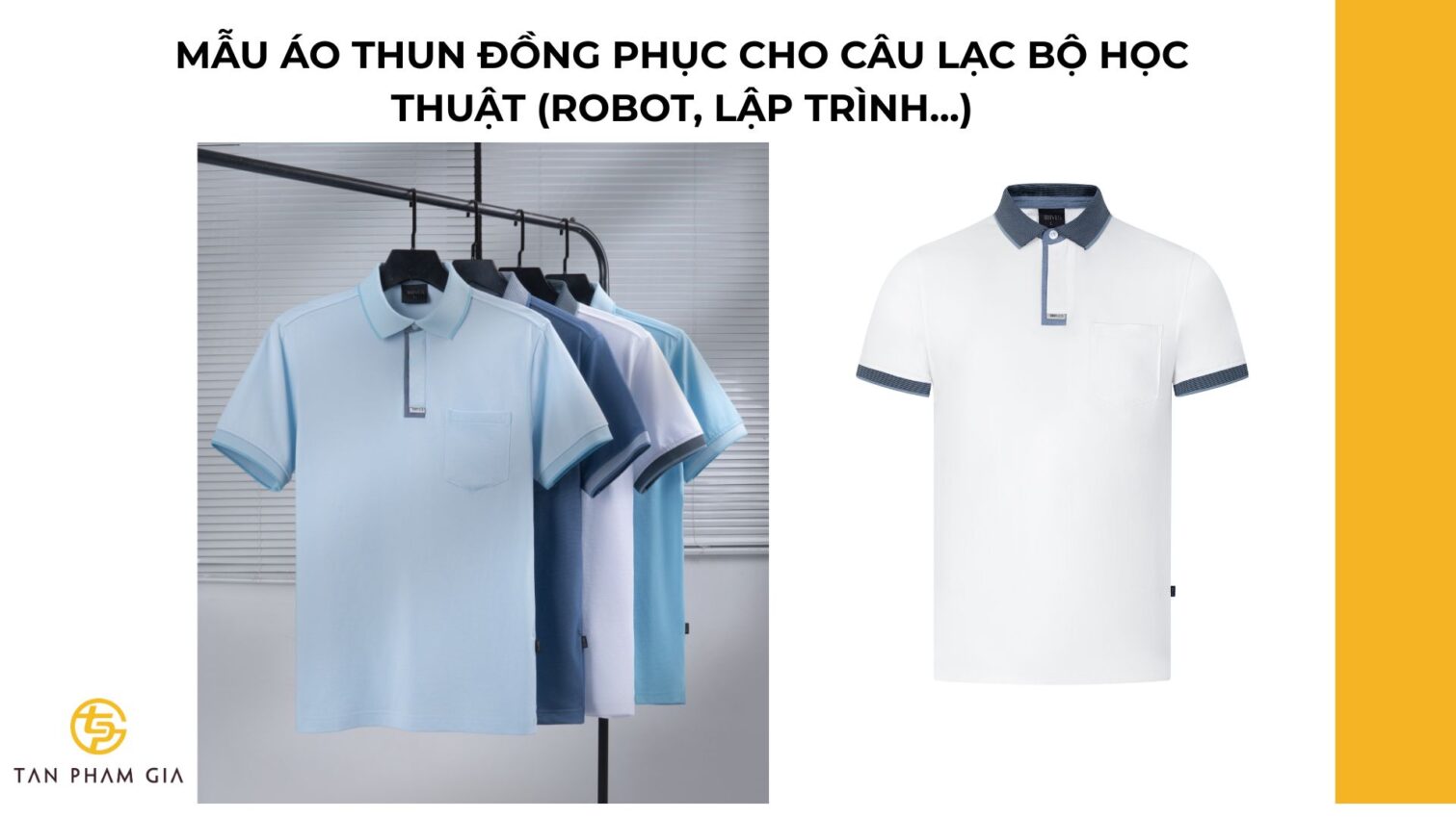 Mẫu áo thun đồng phục cho Câu lạc bộ học thuật (robot, lập trình...)