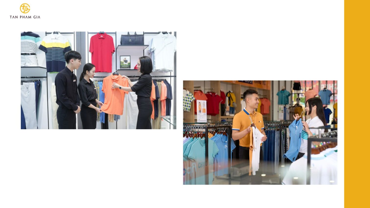 Mẫu áo thun đồng phục cho Nhân viên cửa hàng thời trang