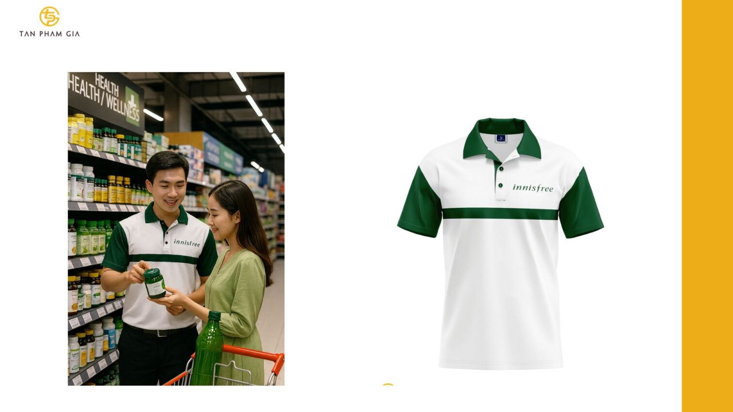 Mẫu áo thun đồng phục cho Nhân viên cửa hàng thời trang