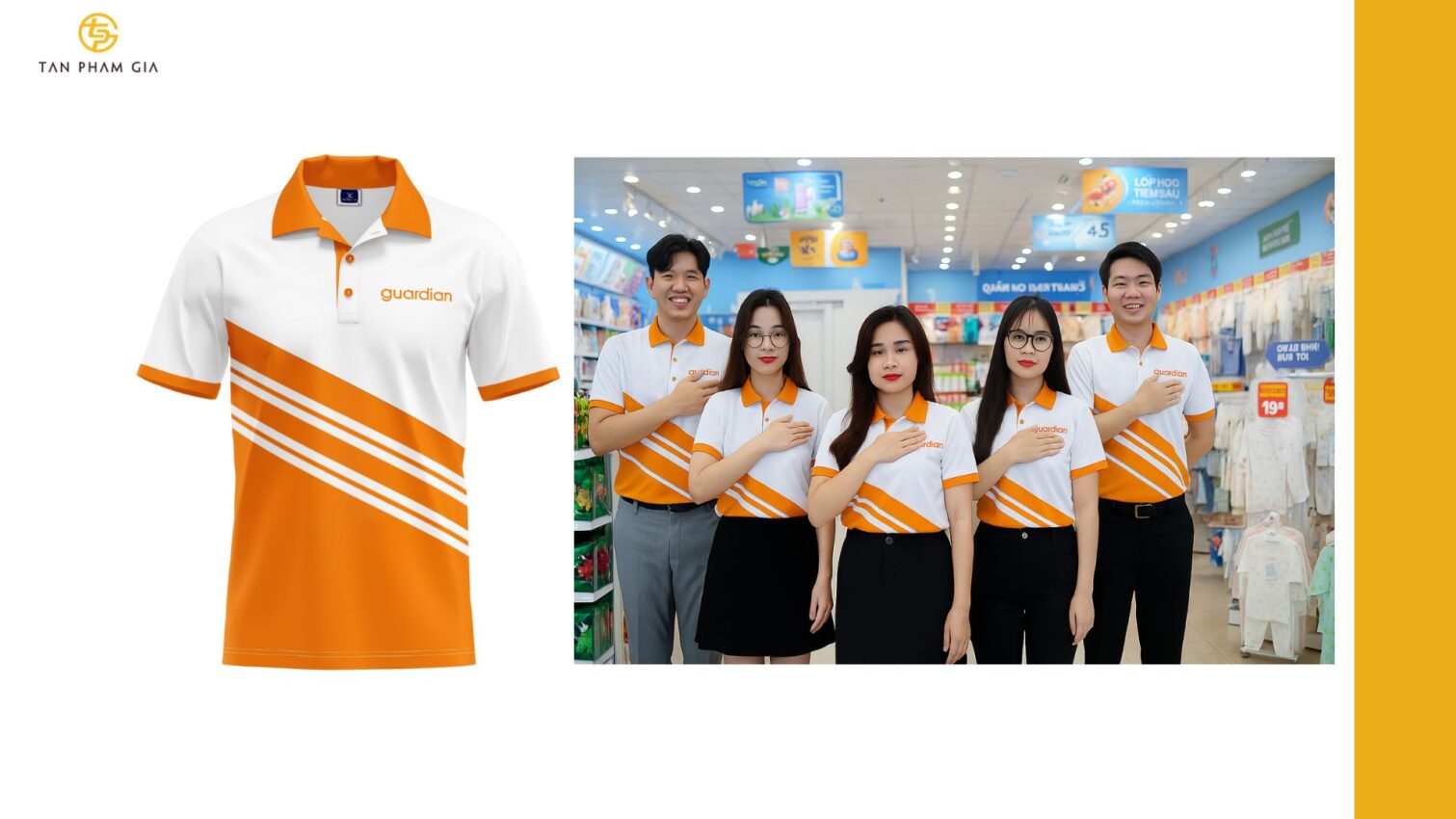 Mẫu áo thun đồng phục cho Nhân viên cửa hàng thời trang