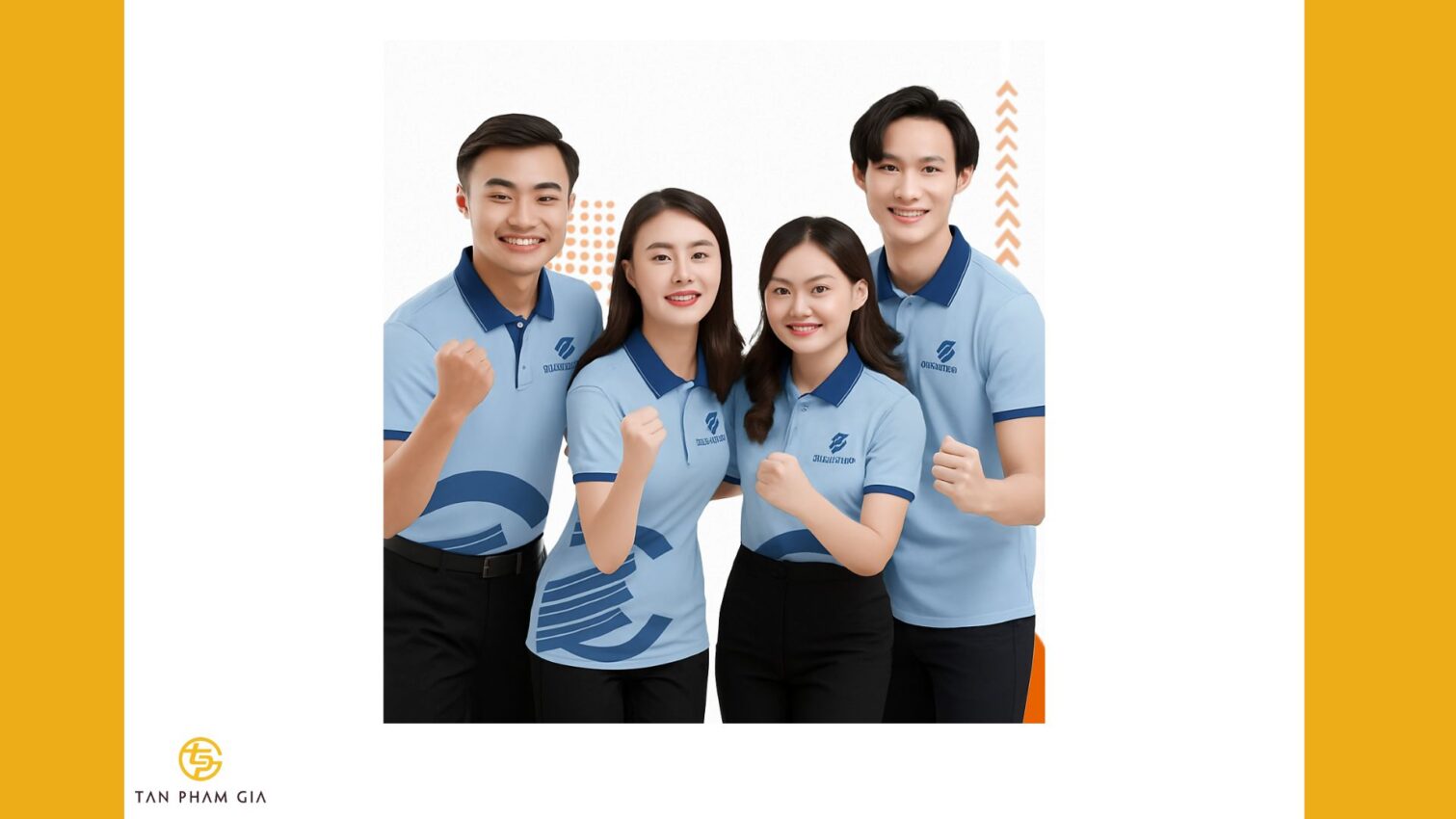 mẫu áo thun đồng phục cho Nhân viên điện lực – nước sạch