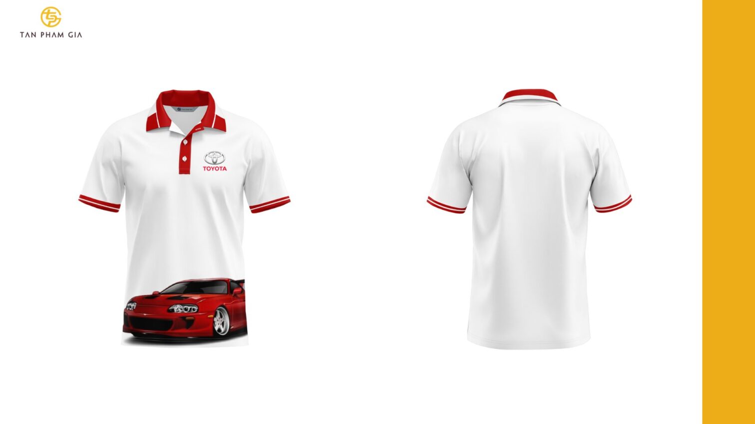 Mẫu áo thun đồng phục cho Nhân viên sửa xe – garage ô tô