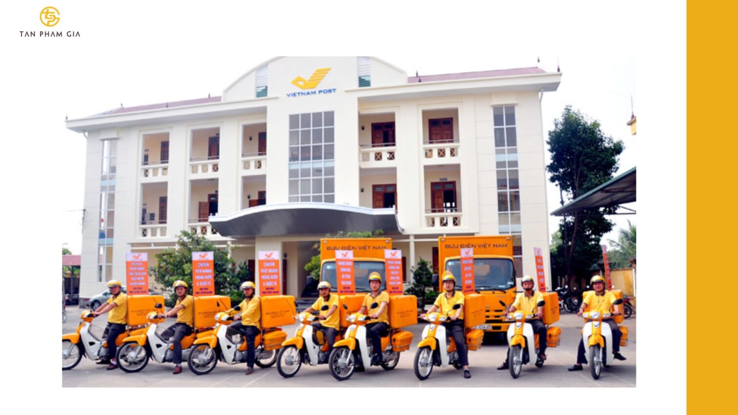 mẫu áo thun đồng phục cho Nhân viên bưu điện – chuyển phát