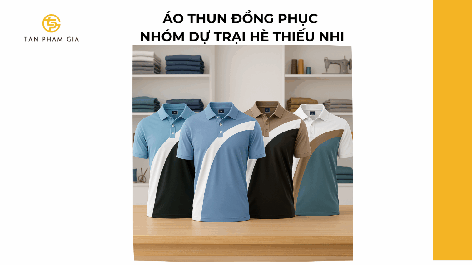 mẫu áo thun đồng phục cho Nhóm dự trại hè thiếu nhi