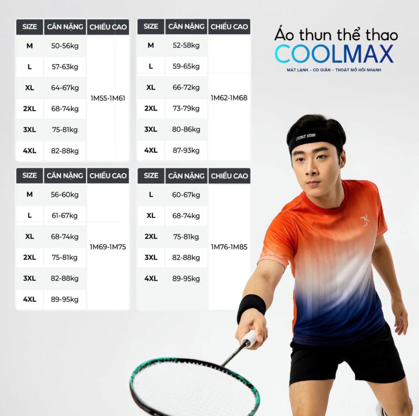 Mẫu áo thun đồng phục cho nhân viên phòng gym - fitness