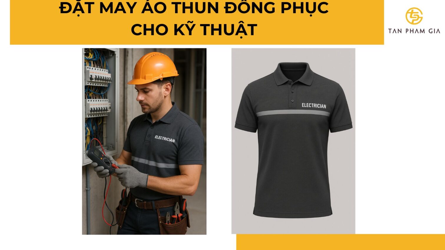 Đặt may áo thun đồng phục cho kỹ thuật