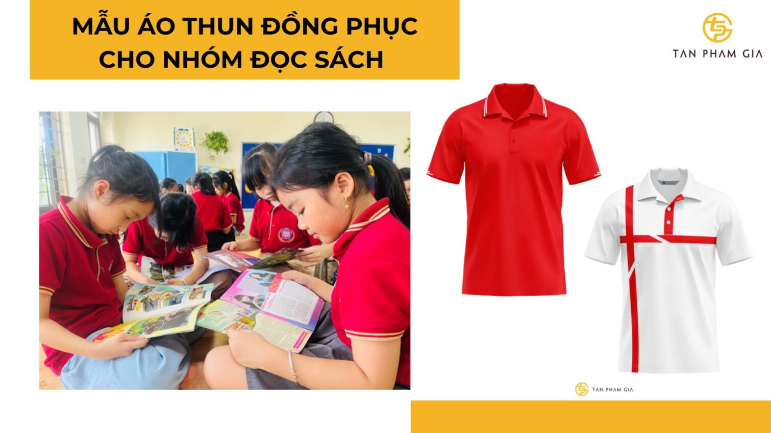 Mẫu áo thun đồng phục cho Nhóm đọc sách – sinh hoạt thiện lành