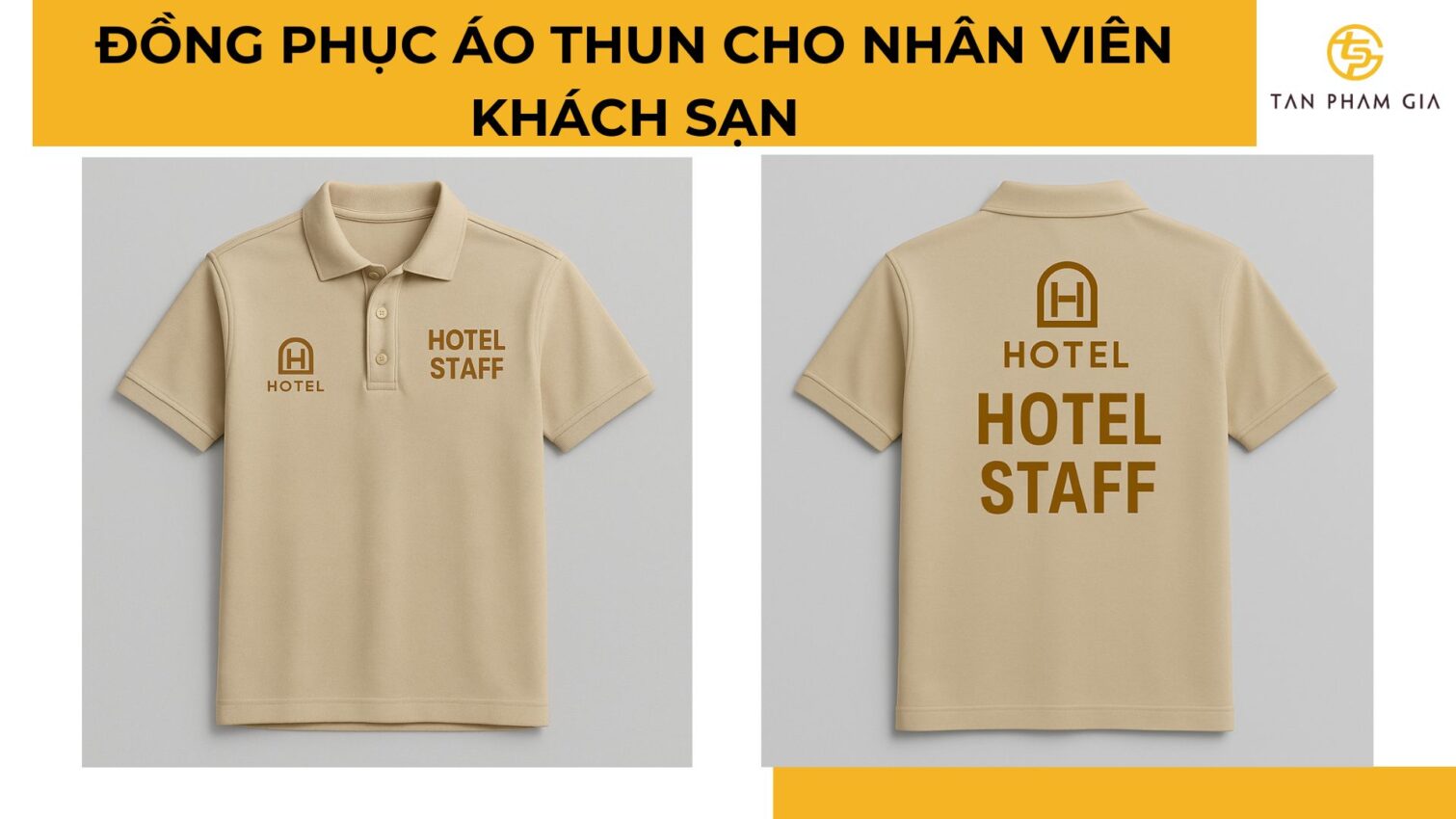 đặt may áo thun đồng phục cho khách sạn