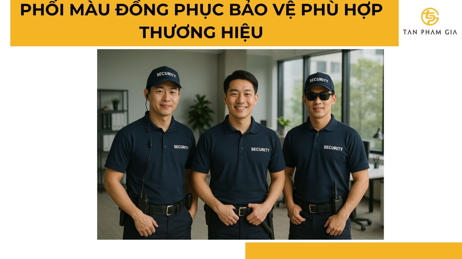 đặt may áo thun đồng phục cho bảo vệ